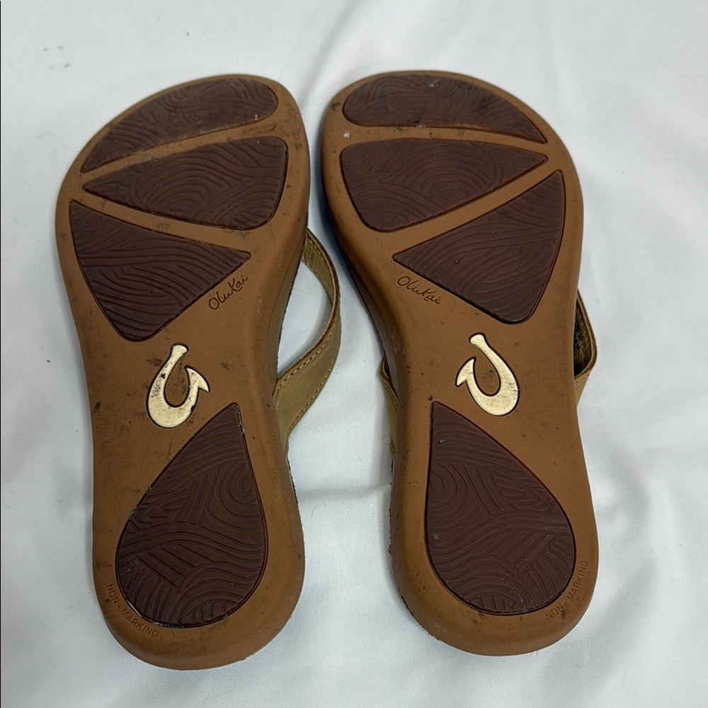 OluKai Tan Sandals for Women - Picture 3 of 3